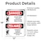 Signmission Do Not Move Or Alter Scaffolding Bilingual, 12 in W x Rectangle, Vinyl Decal OS-2PACK-DS-D-1218-VS-1648 - alternate 3